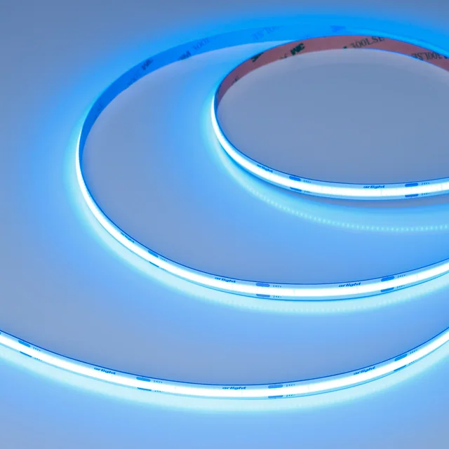Лента COB-X480-8mm 24V Blue (8 W/m, IP20, 5m) (Arlight, -), артикул 047734