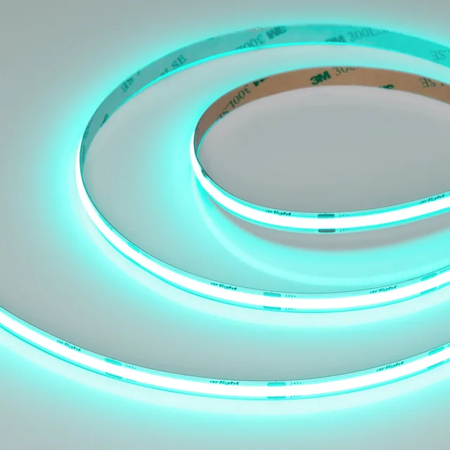 Лента COB-X480-8mm 24V Emerald (8 W/m, IP20, 5m) (Arlight, -), артикул 047742