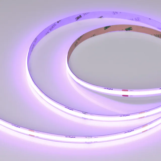 Лента COB-X480-8mm 24V Violet (8 W/m, IP20, 5m) (Arlight, -), артикул 047745