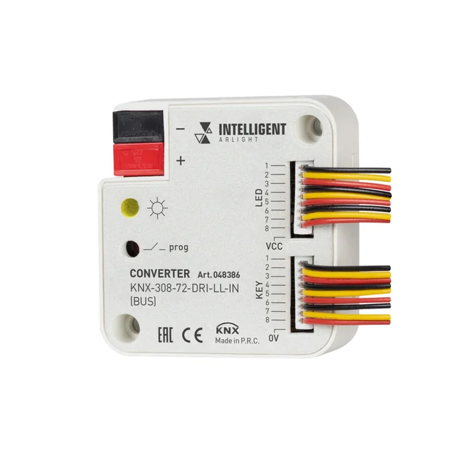 INTELLIGENT ARLIGHT Конвертер KNX-308-72-DRI-LL-IN (BUS) (IARL, IP20 Пластик, 2 года), артикул 048386