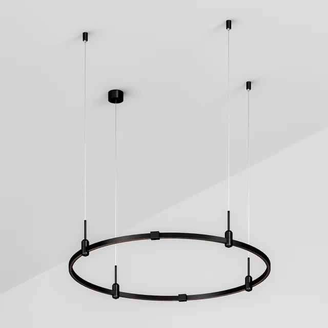 Основание ART-APRIORI-ROUND-HANG-R1000 (BK) (Arlight, IP20 Металл, 3 года), артикул 048489