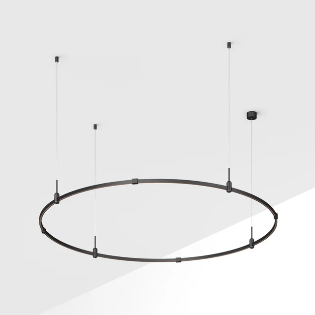 Основание ART-APRIORI-ROUND-HANG-R1800 (BK) (Arlight, IP20 Металл, 3 года), артикул 048492
