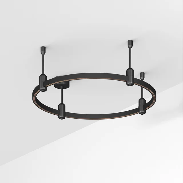 Основание ART-APRIORI-ROUND-ROD-200-R600 (BK) (Arlight, IP20 Металл, 3 года), артикул 048494