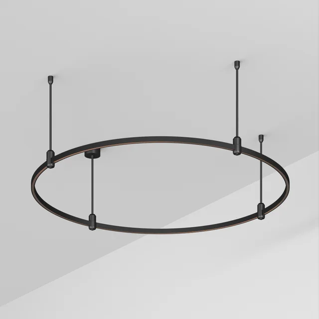 Основание ART-APRIORI-ROUND-ROD-400-R1200 (BK) (Arlight, IP20 Металл, 3 года), артикул 048497