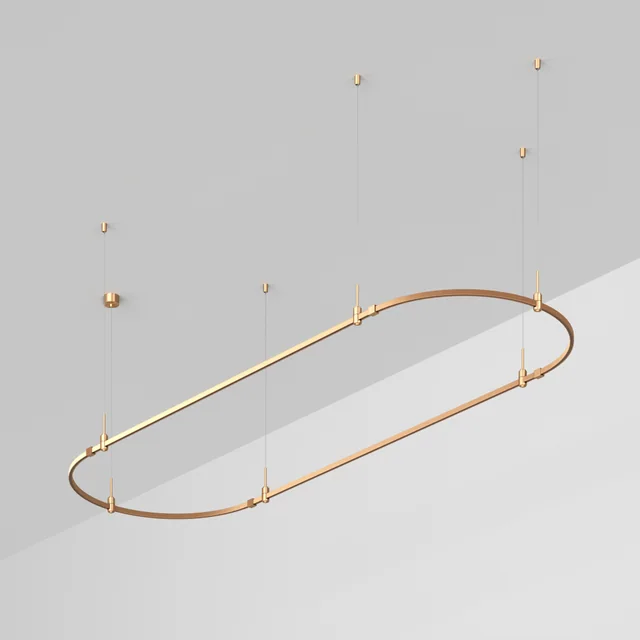 Основание ART-APRIORI-OVAL-HANG-3000x1000 (GD) (Arlight, IP20 Металл, 3 года), артикул 048501