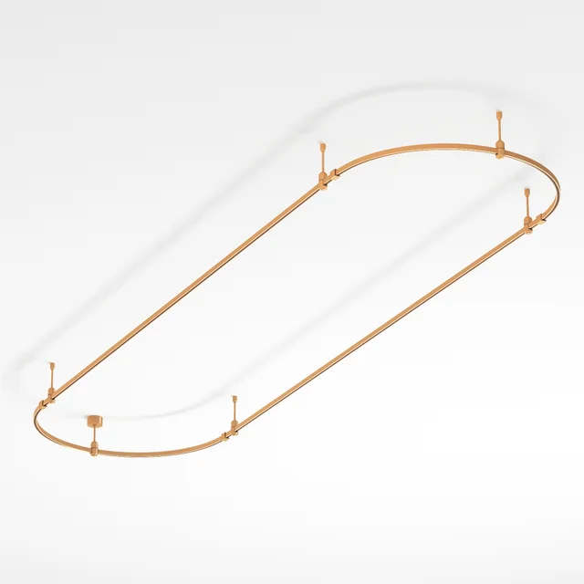 Основание ART-APRIORI-OVAL-ROD-200-3000x1000 (GD) (Arlight, IP20 Металл, 3 года), артикул 048502