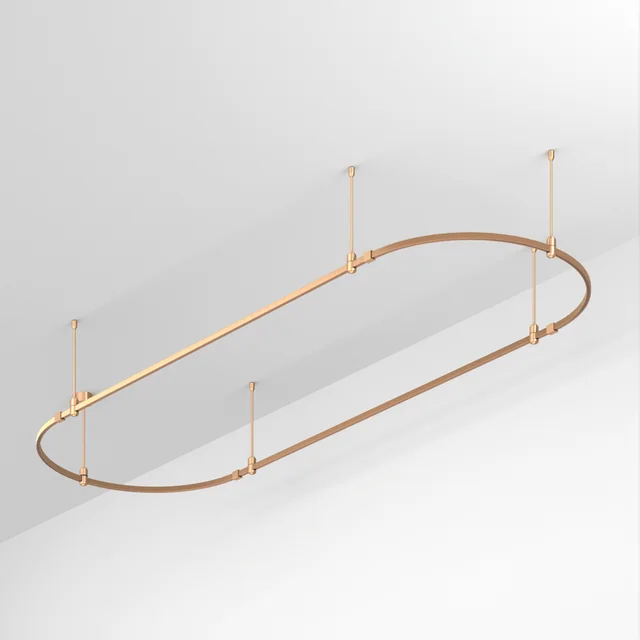 Основание ART-APRIORI-OVAL-ROD-400-3000x1000 (GD) (Arlight, IP20 Металл, 3 года), артикул 048503