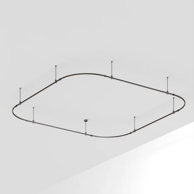 Основание ART-APRIORI-QUADRAT-SOFT-ROD-400-3500x3500 (BK) (Arlight, IP20 Металл, 3 года), артикул 048518
