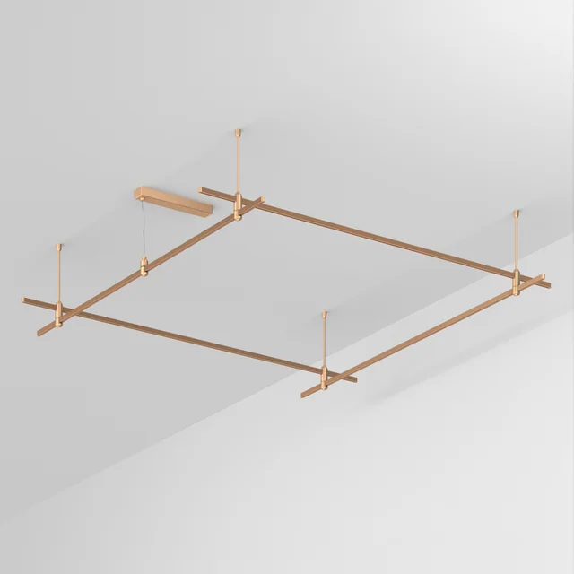Основание ART-APRIORI-QUADRAT-ROD-400-2000x2000 (GD) (Arlight, IP20 Металл, 3 года), артикул 048520