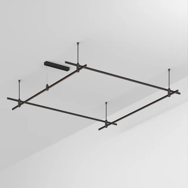 Основание ART-APRIORI-QUADRAT-ROD-400-2000x2000 (BK) (Arlight, IP20 Металл, 3 года), артикул 048523