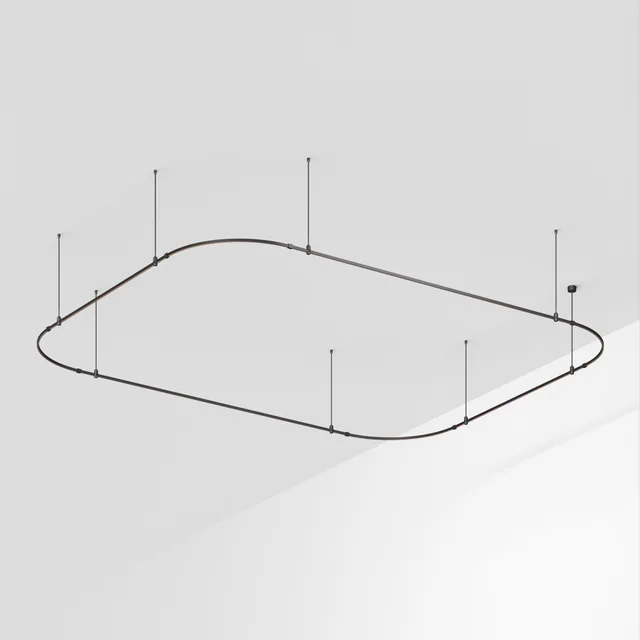 Основание ART-APRIORI-RECTANGLE-SOFT-ROD-800-4500x3500 (BK) (Arlight, IP20 Металл, 3 года), артикул 048542