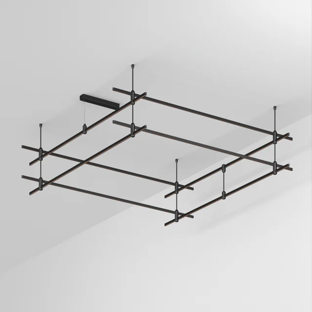 Основание ART-APRIORI-QUADRAT-2-ROD-400-2000x2000 (BK) (Arlight, IP20 Металл, 3 года), артикул 048550
