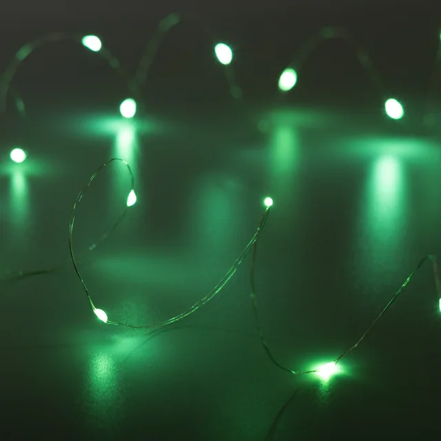 Светодиодная гирлянда ARD-DEW-HOME-2000-CLEAR-20LED-STD Green (1.5V, Battery Pack, Cork) (Ardecoled, IP20), артикул 048695