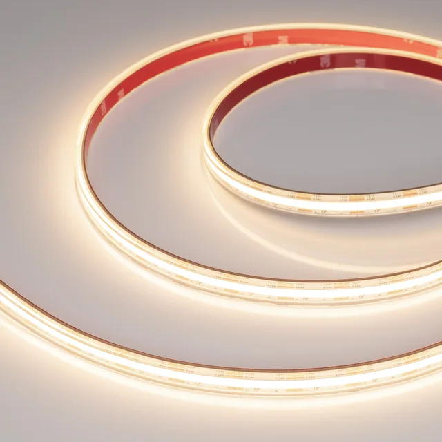 Лента герметичная COB-PS-X560-12mm 24V Warm3000 (9.6 W/m, IP67, 10m) (Arlight, 5 лет), артикул 048909