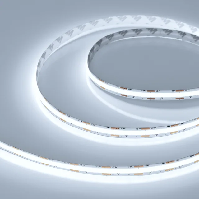 Лента COB-X560-10mm 24V White6000 (9.6 W/m, IP20, 10m) (Arlight, 5 лет), артикул 049058