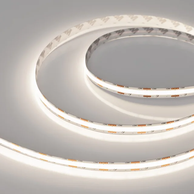 Лента COB-X560-10mm 24V Day4000 (9.6 W/m, IP20, 10m) (Arlight, 5 лет), артикул 049059