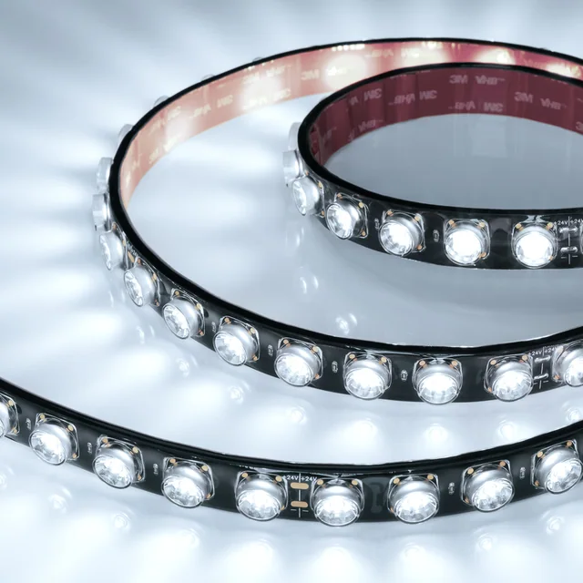 Лента герметичная FLT-PS-A42-BLACK-23mm 24V White6000 (21 W/m, IP67, 15deg, 5m) (Arlight, -), артикул 049299