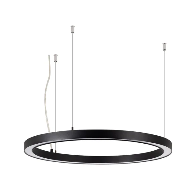 Светильник SP-CIRCLE-HANG-O3535-D600-35W Warm3000 (RAL9005, 120 deg, 230V) IP40 LED (Arlight, Алюминий), артикул 049362