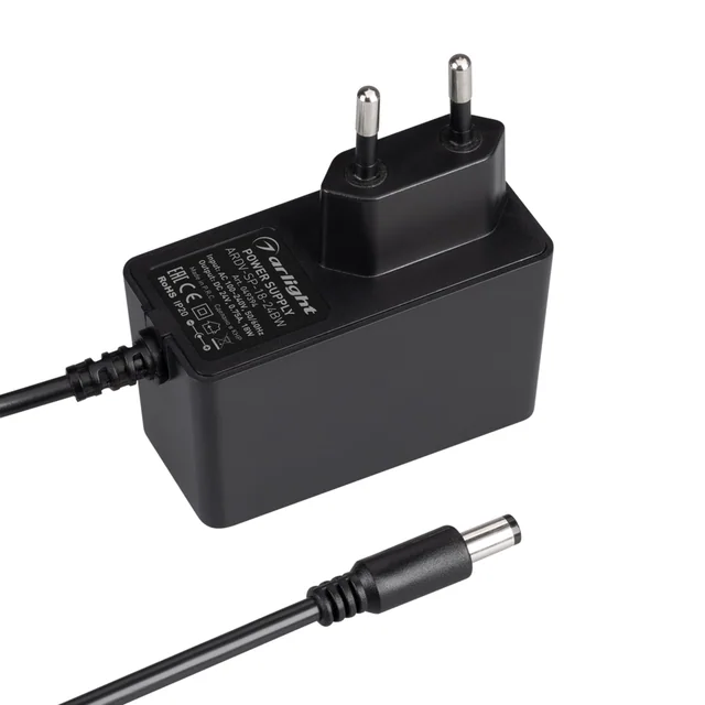 Блок питания ARDV-SP-18-24BW (24V, 0.75A, 18W) (Arlight, Адаптер, 5 лет), артикул 049394