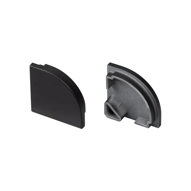 Заглушка SL-KANT-H20 BLACK глухая (Arlight, Пластик), артикул 049404