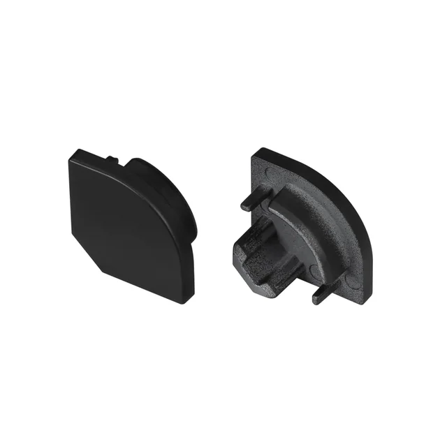 Заглушка SL-KANT-H10 BLACK глухая (Arlight, Пластик), артикул 049409