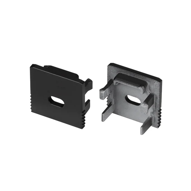 Заглушка SL-MINI-15 BLACK с отверстием (Arlight, Пластик), артикул 049420
