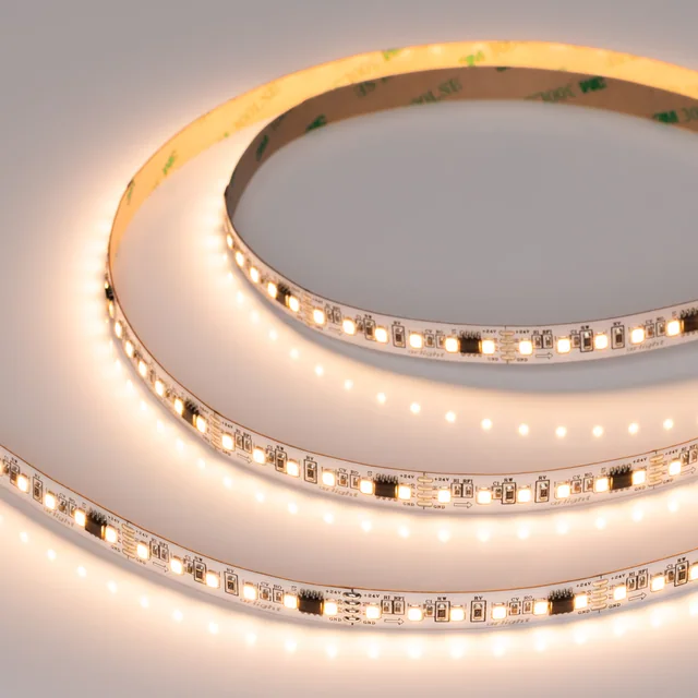 Лента SPI-A120-10mm 24V Warm2700-PX6-BPT (11 W/m, IP20, 2835, 5m) (Arlight, бегущий огонь), артикул 049437