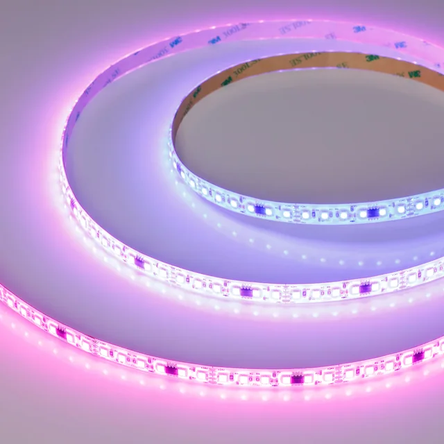 Лента герметичная SPI-SE-A120-10mm 24V RGB-PX6-BPT (23 W/m, IP65, 2835, 5m) (Arlight, бегущий огонь), артикул 049451