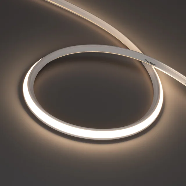Лента герметичная MOONLIGHT-3D-T-X544-10x10mm 24V Day4000 (8 W/m, IP67, 5m, wire x1) (Arlight, Вывод боковой, 5 лет), артикул 049471