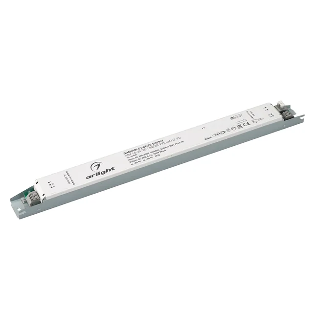 Блок питания ARV-LG-24100-LINEAR-PFC-DALI2-PD (24V, 4.2A, 100W) (Arlight, IP20 Металл, 5 лет), артикул 049481
