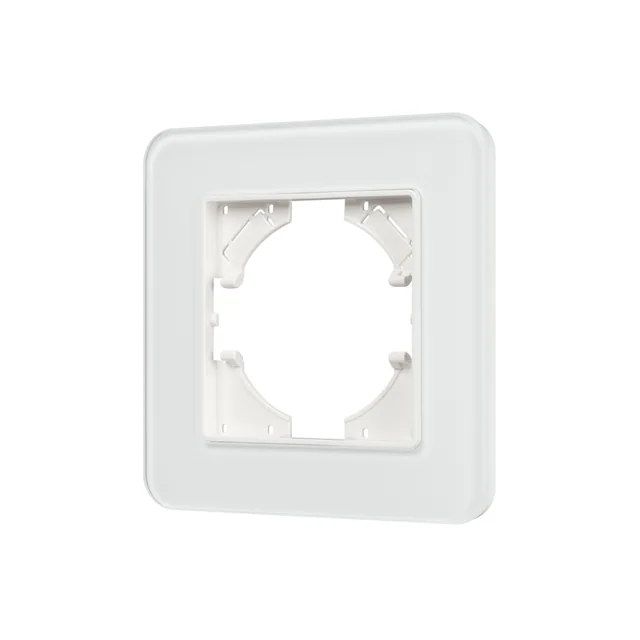 Рамка стеклянная FRM-OMALI-SFGS-1-WH (Arlight, -), артикул 049675