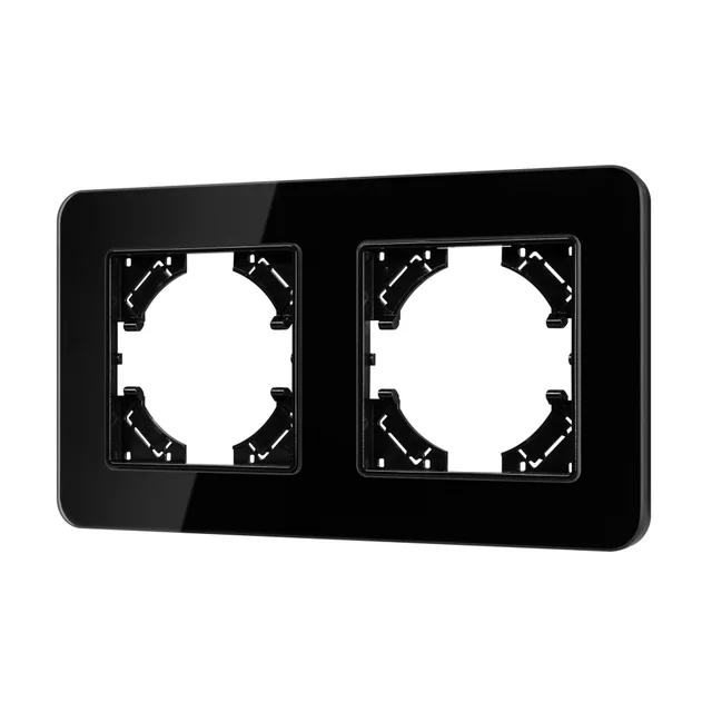 Рамка стеклянная FRM-OMALI-GS-2-BK (Arlight, -), артикул 049693