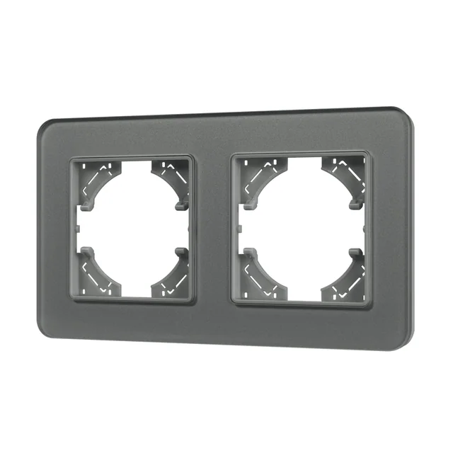 Рамка стеклянная FRM-OMALI-GS-2-GR (Arlight, -), артикул 049694