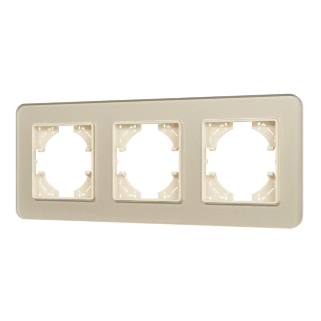 Рамка стеклянная FRM-OMALI-GS-3-GD (Arlight, -), артикул 049699