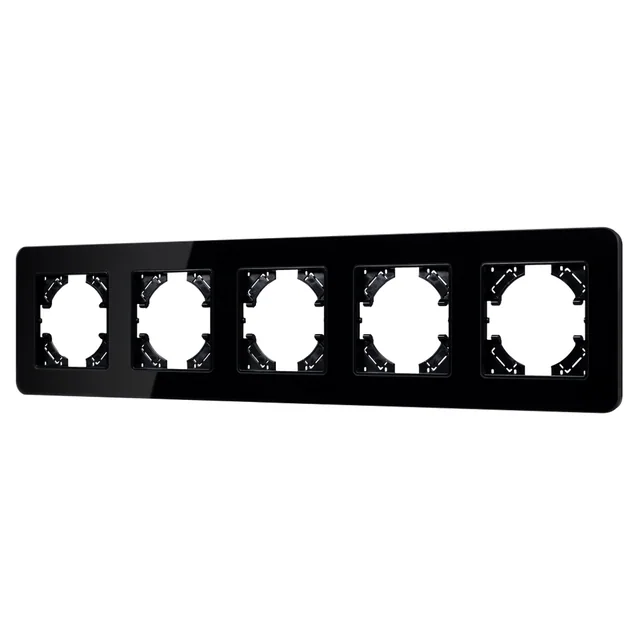 Рамка стеклянная FRM-OMALI-GS-5-BK (Arlight, -), артикул 049705