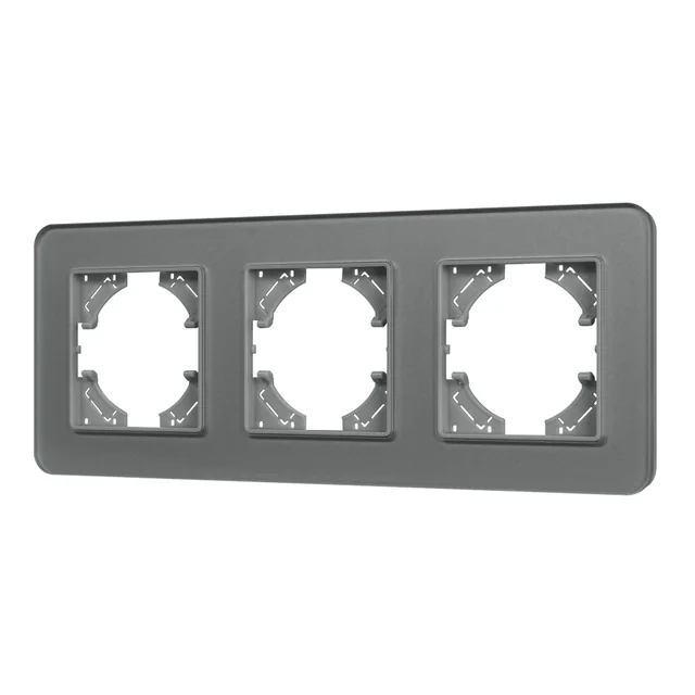 Рамка стеклянная FRM-OMALI-SFGS-3-GR (Arlight, -), артикул 049714
