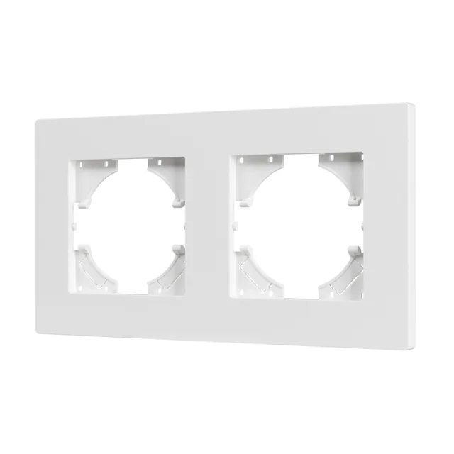 Рамка пластиковая FRM-PERIO-PL-2-WH (Arlight, -), артикул 049750