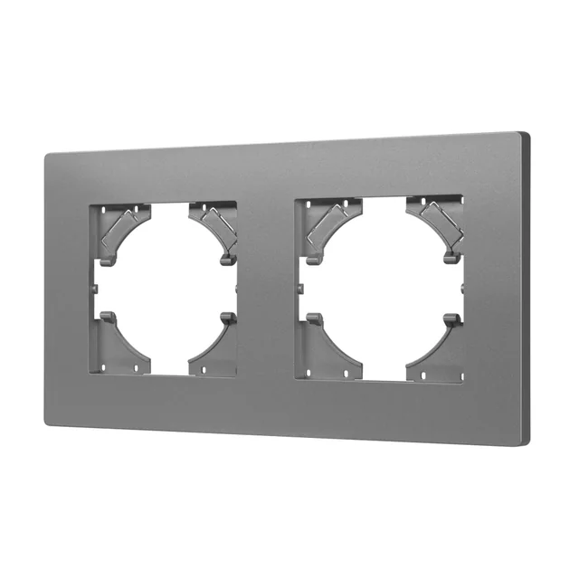 Рамка пластиковая FRM-PERIO-PL-2-GR (Arlight, -), артикул 049752