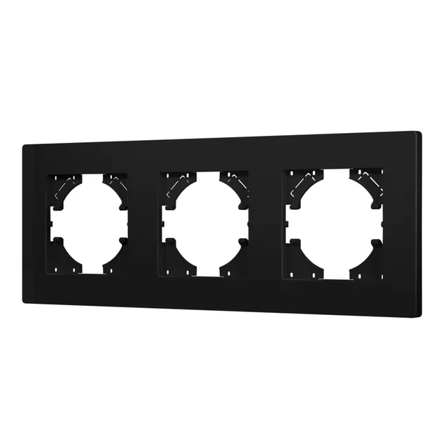 Рамка пластиковая FRM-PERIO-PL-3-BK (Arlight, -), артикул 049755