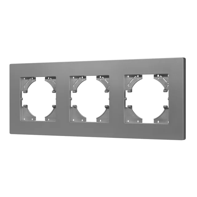 Рамка пластиковая FRM-PERIO-PL-3-GR (Arlight, -), артикул 049756