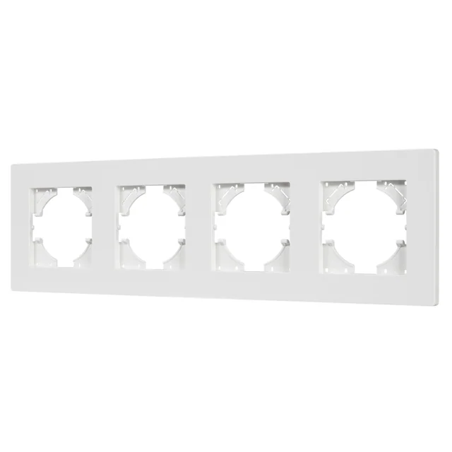 Рамка пластиковая FRM-PERIO-PL-4-WH (Arlight, -), артикул 049758