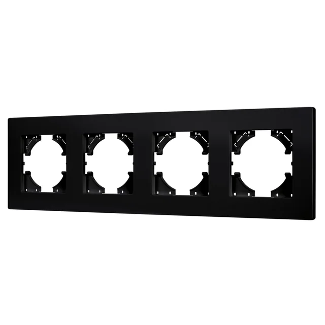 Рамка пластиковая FRM-PERIO-PL-4-BK (Arlight, -), артикул 049759