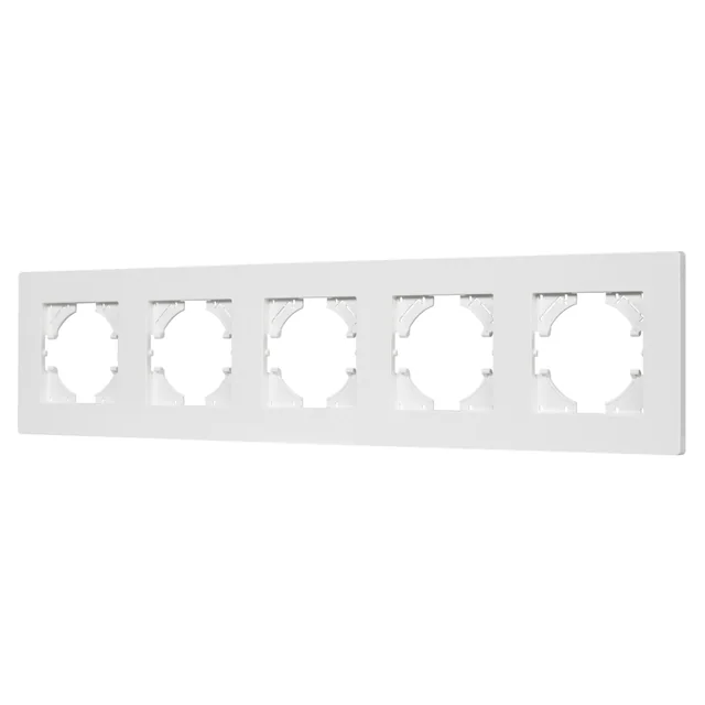 Рамка пластиковая FRM-PERIO-PL-5-WH (Arlight, -), артикул 049762