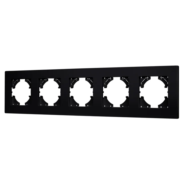 Рамка пластиковая FRM-PERIO-PL-5-BK (Arlight, -), артикул 049763