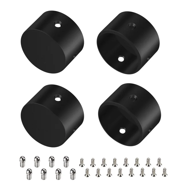 Заглушка WPH-FLEX-D22-360deg BLACK ALU глухая (Arlight, Металл), артикул 049938
