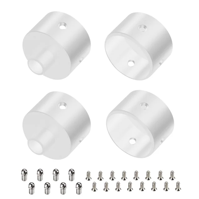 Заглушка WPH-FLEX-D22-360deg WHITE ALU с отверстием (Arlight, Металл), артикул 049941