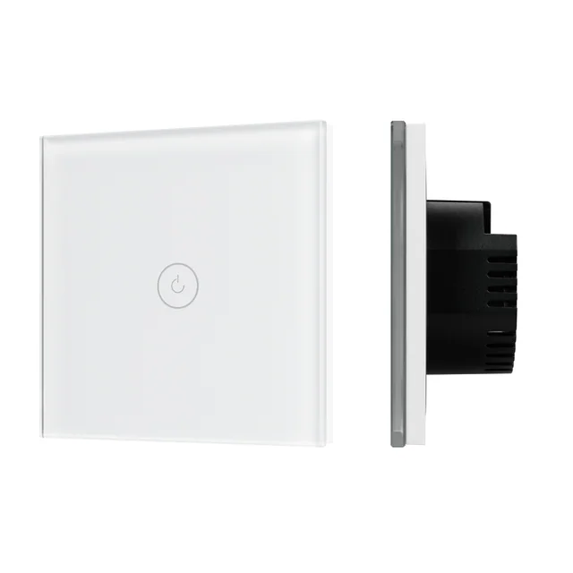 Выключатель сенсорный SWT-OMALI-S01-ZB-WH (250V, 10A, Zigbee) (Arlight, Стекло), артикул 050035