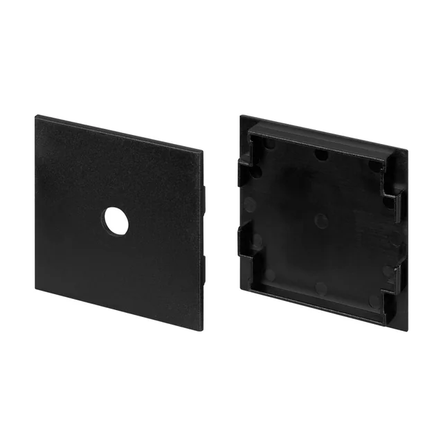 Комплект заглушек LINE-5050-DUAL BLACK  (Arlight, Пластик), артикул 050128