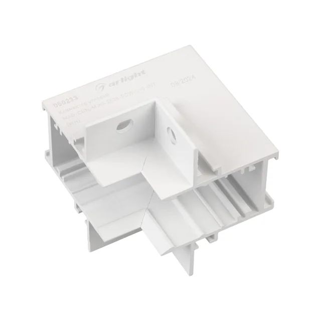 Коннектор угловой MAG-CON-MINI-2538-FDW-L90-INT (WH) (Arlight, IP20 Металл, 5 лет), артикул 050233
