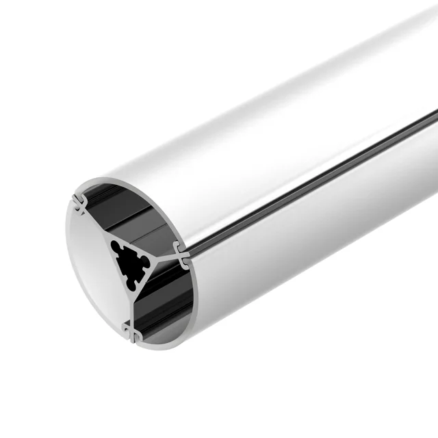 Профиль ROUND-D36-360-2500 ANOD BLACK (Arlight, Алюминий), артикул 050250